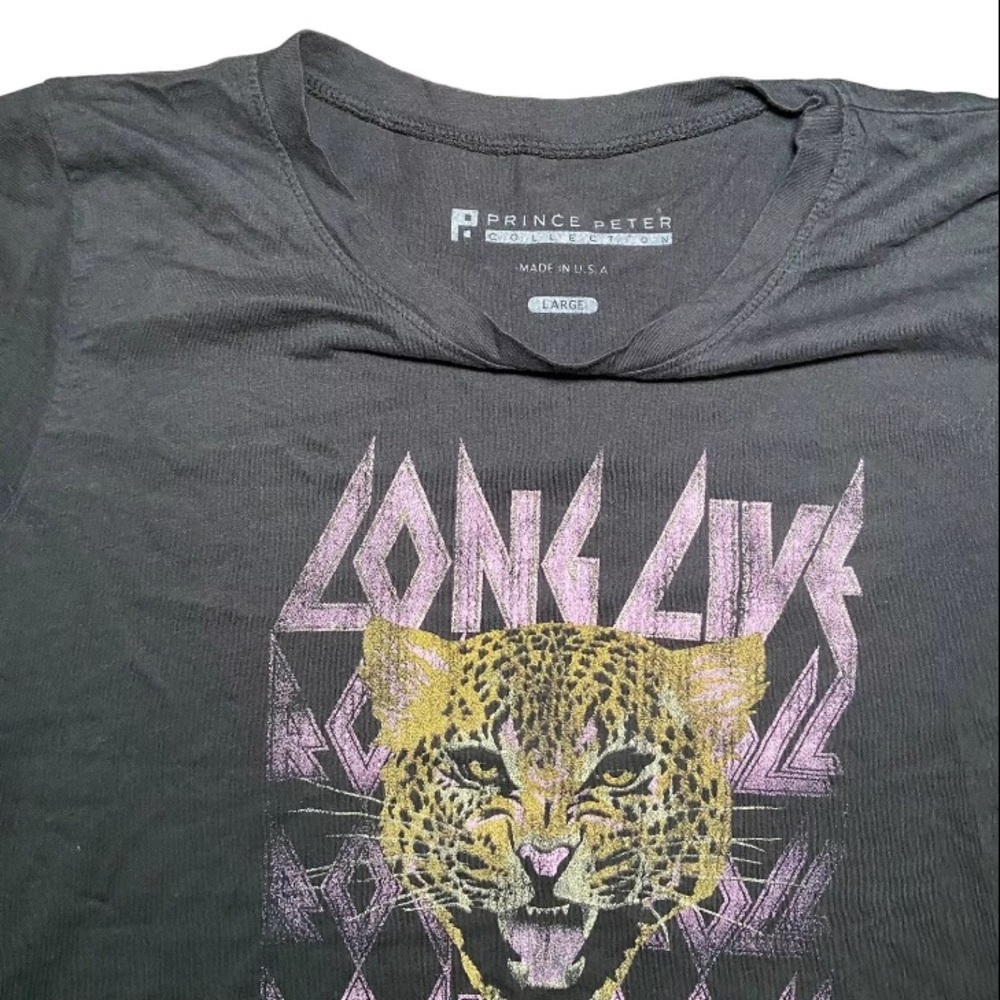 Prince Peter Crop Top Tiger Graphic T-Shirt‎ - Picture 3 of 4